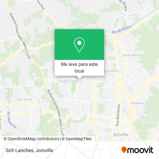 Sóh Lanches mapa