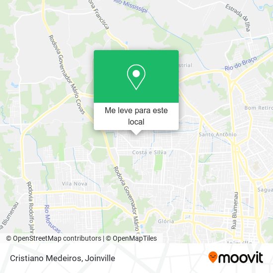 Cristiano Medeiros mapa