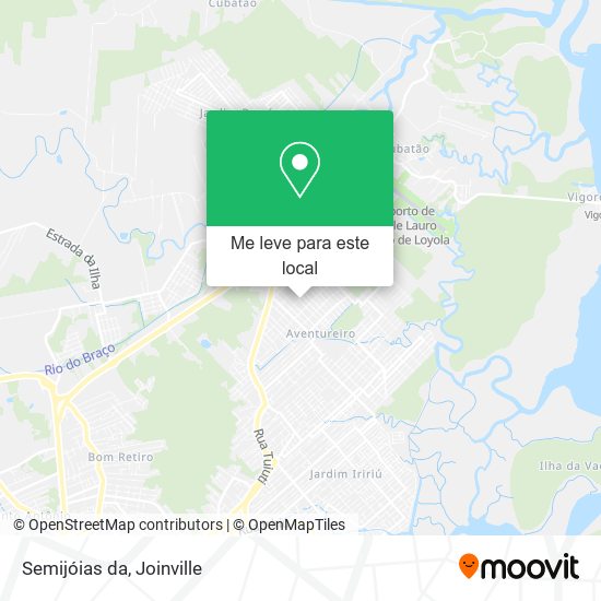 Semijóias da mapa