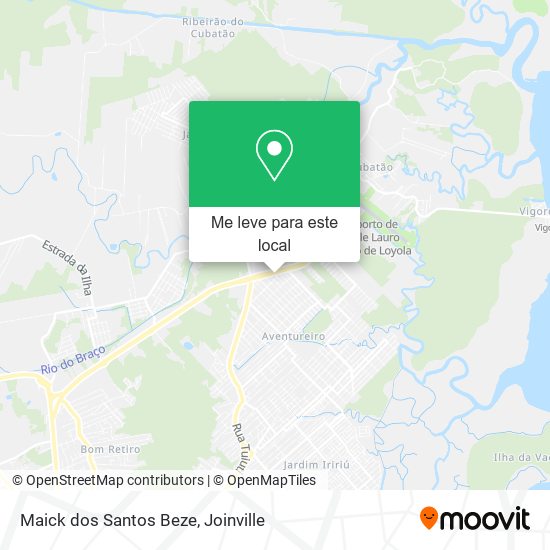 Maick dos Santos Beze mapa