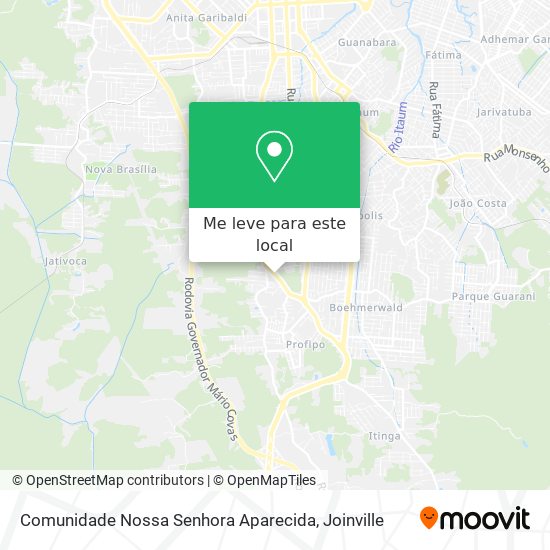 Comunidade Nossa Senhora Aparecida mapa