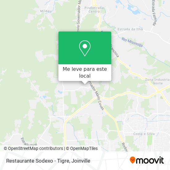 Restaurante Sodexo - Tigre mapa