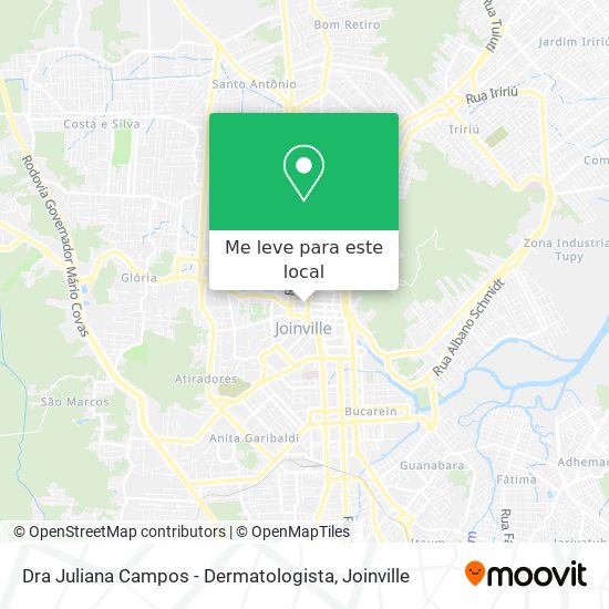 Dra Juliana Campos - Dermatologista mapa