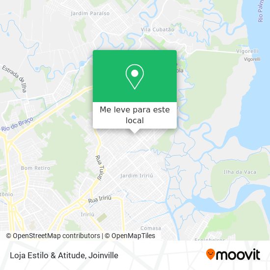 Loja Estilo & Atitude mapa