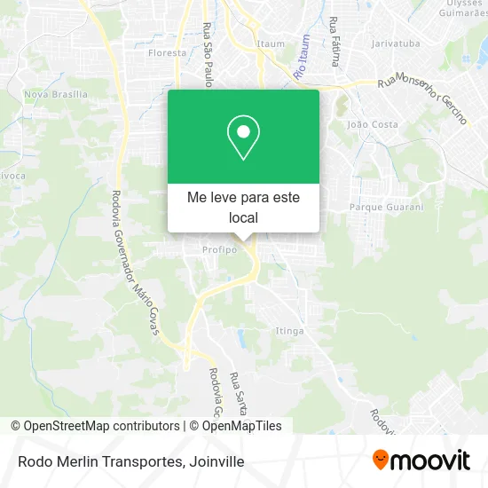 Rodo Merlin Transportes mapa