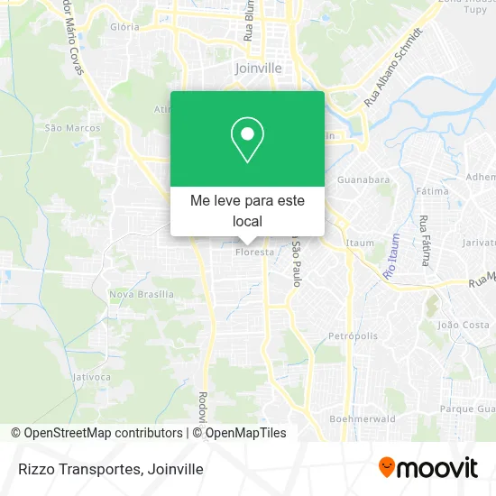Rizzo Transportes mapa