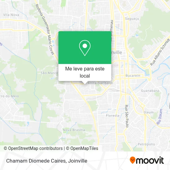 Chamam Diomede Caires mapa