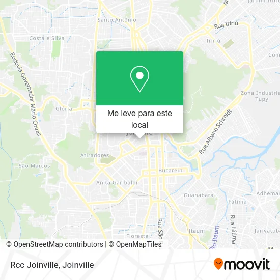 Rcc Joinville mapa
