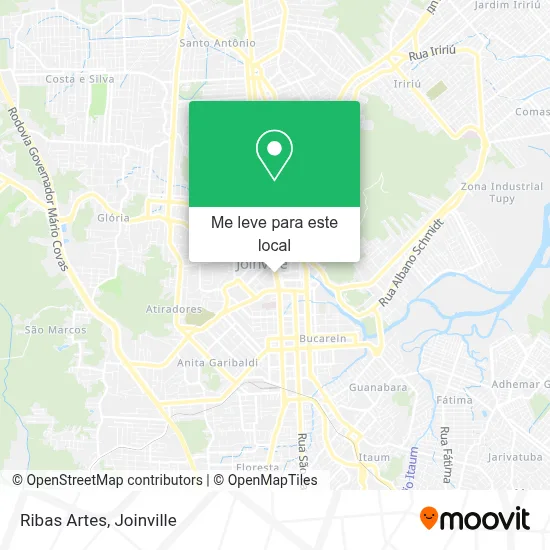 Ribas Artes mapa
