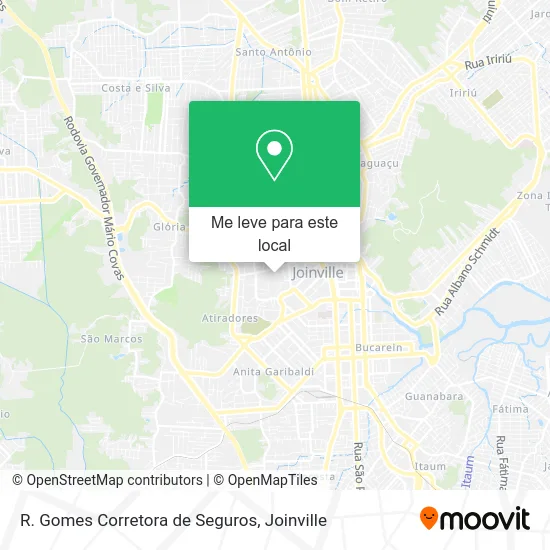 R. Gomes Corretora de Seguros mapa