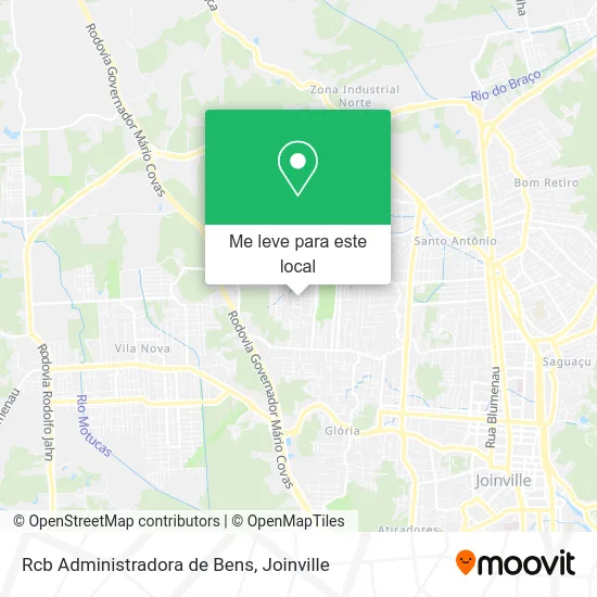 Rcb Administradora de Bens mapa