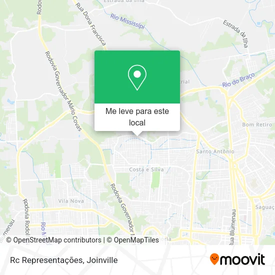 Rc Representações mapa