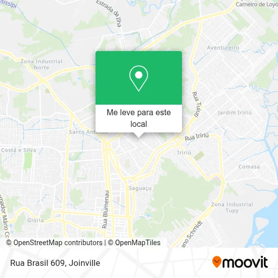 Rua Brasil 609 mapa