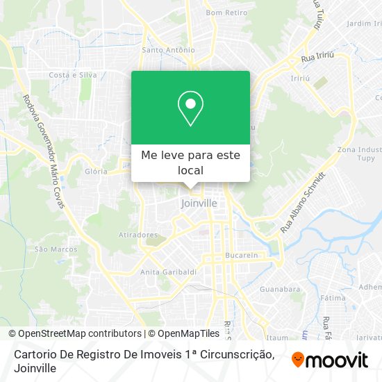 Cartorio De Registro De Imoveis 1ª Circunscrição mapa