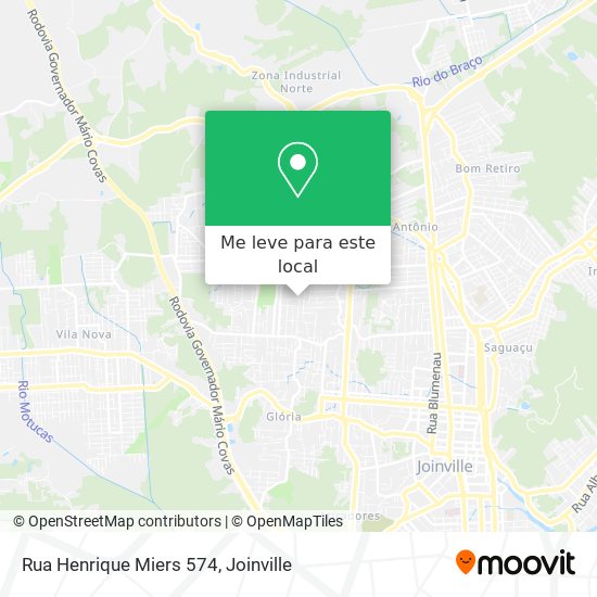 Rua Henrique Miers 574 mapa