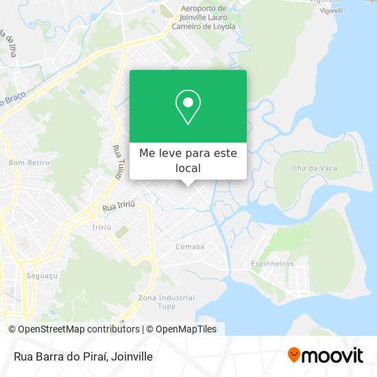 Rua Barra do Piraí mapa