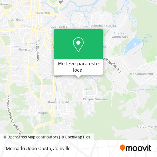 Mercado Joao Costa mapa