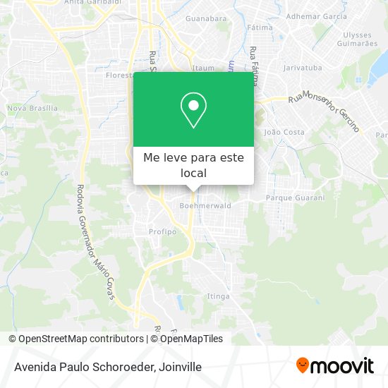 Avenida Paulo Schoroeder mapa