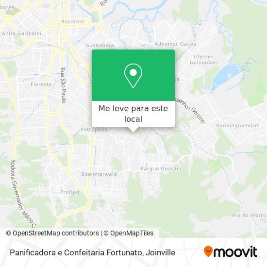 Panificadora e Confeitaria Fortunato mapa