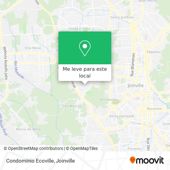 Condomínio Ecoville mapa
