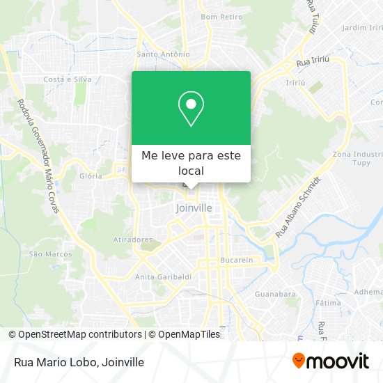 Rua Mario Lobo mapa