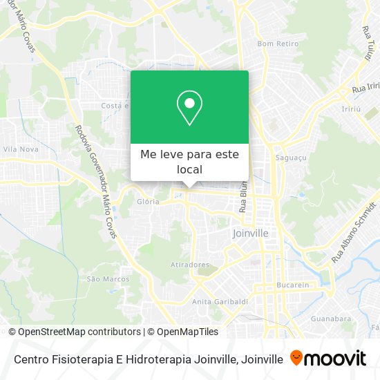 Centro Fisioterapia E Hidroterapia Joinville mapa