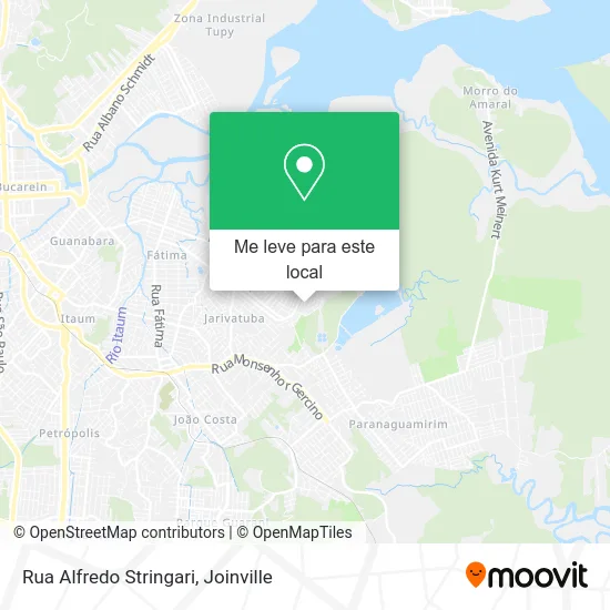 Rua Alfredo Stringari mapa
