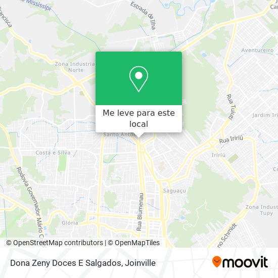 Dona Zeny Doces E Salgados mapa