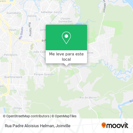 Rua Padre Aloisius Helman mapa