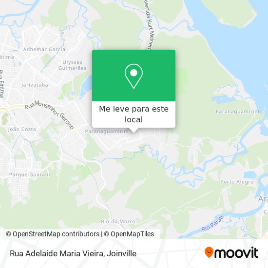 Rua Adelaide Maria Vieira mapa