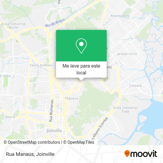 Rua Manaus mapa