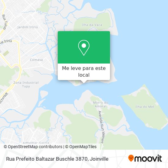 Rua Prefeito Baltazar Buschle 3870 mapa