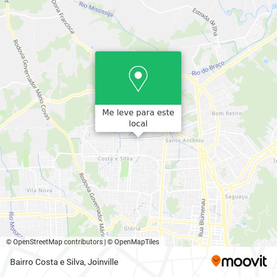 Bairro Costa e Silva mapa