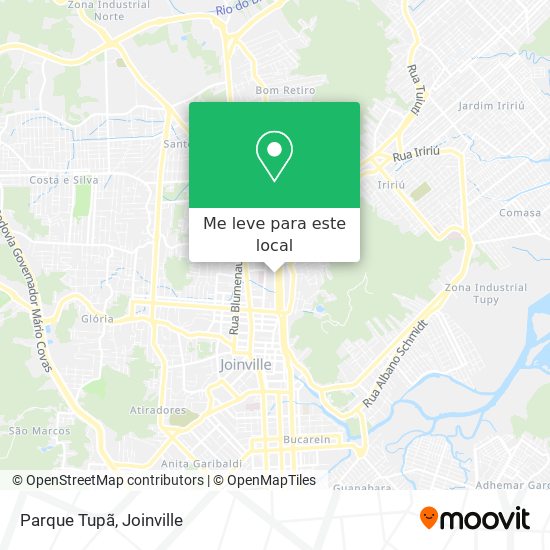 Parque Tupã mapa
