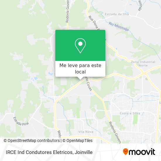 IRCE Ind Condutores Eletricos mapa