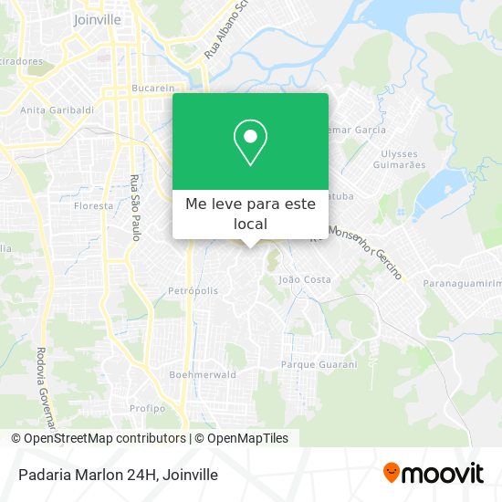 Padaria Marlon 24H mapa