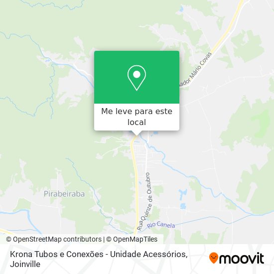 Krona Tubos e Conexões - Unidade Acessórios mapa