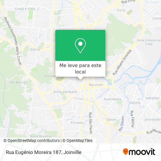 Rua Eugênio Moreira 187 mapa