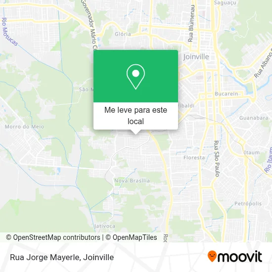 Rua Jorge Mayerle mapa