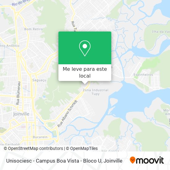 Unisociesc - Campus Boa Vista - Bloco U mapa
