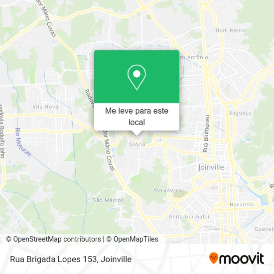 Rua Brigada Lopes 153 mapa