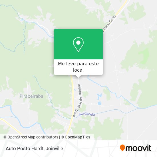 Auto Posto Hardt mapa