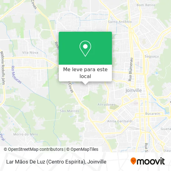 Lar Mãos De Luz (Centro Espírita) mapa