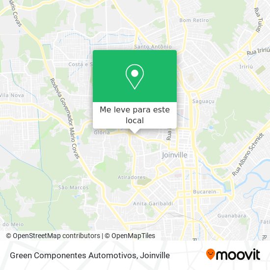 Green Componentes Automotivos mapa