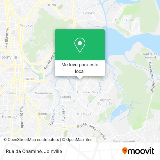 Rua da Chaminé mapa