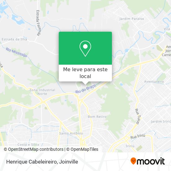 Henrique Cabeleireiro mapa