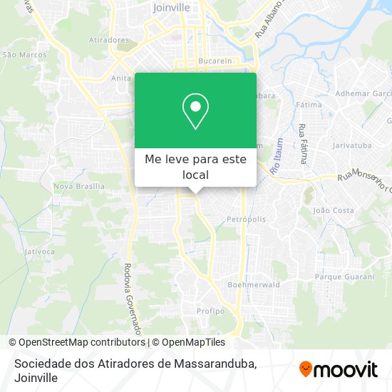 Sociedade dos Atiradores de Massaranduba mapa