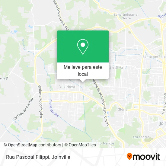 Rua Pascoal Filippi mapa