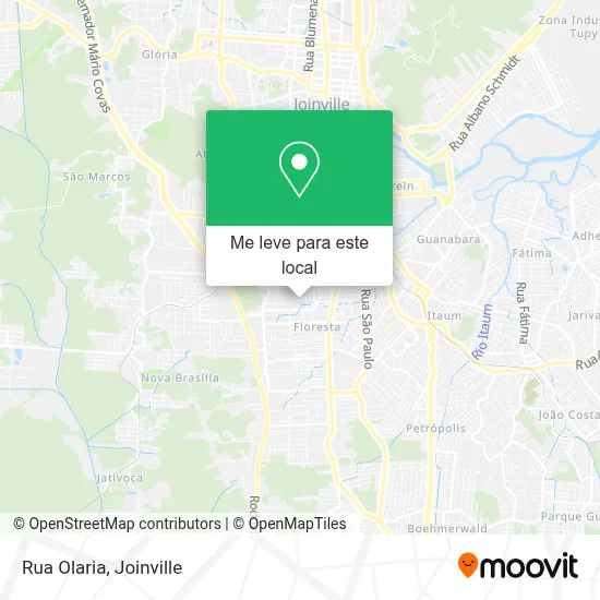 Rua Olaria mapa