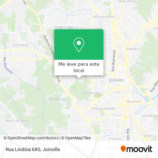 Rua Lindóia 680 mapa
